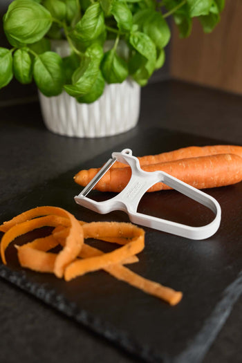 Ritter Manuel Kabuk Soyucu Solingen Bıçak  , Paslanmaz Çelik , Sağ ve Sol ele uyumlu Beyaz